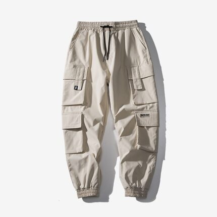 S-3XL] Casual unisex cargo pants Talla Grande Liso Pantalones Largos  Hombres Estilo Coreano Pantalón Corte Recto Mujer